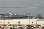 Intermodal transfer waiting on the bridge